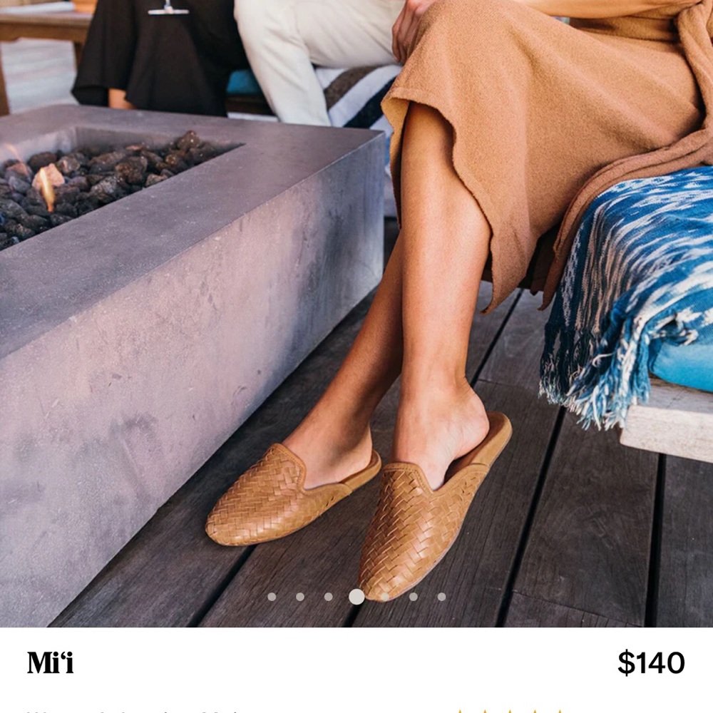 OluKai mules brown